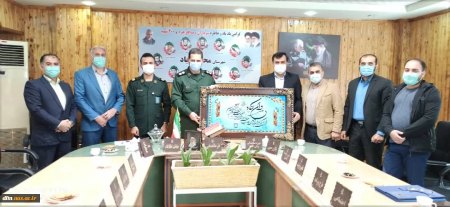 دیدار ریاست و هیات رئیسه دانشکده با فرمانده سپاه شهرستان محمودآباد 5