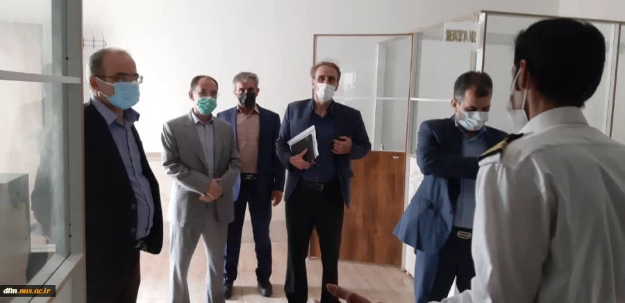 آغاز ساخت پروژه آموزشی چهار هزار متری با بازدید دکتر زمانی معاون اداری،مالی و مدیریت منابع از دانشکده  7