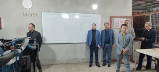 بازدید کاپیتان فراهانی و هیات همراه از تجهیزات و کارگاه های دریایی دانشکده ملی مهارت محمودآباد 18