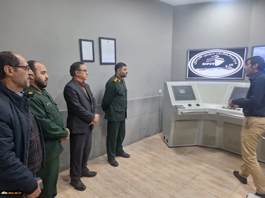 بازدید فرمانده سپاه شهرستان محمودآباد  و هیات همراه از تجهیزات و کارگاه های دریایی دانشکده ملی مهارت محمودآباد 5