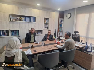 نشست صمیمی رئیس دانشکده ملی مهارت محمودآباد با مدیرعامل موسسه راهبر دانش دریا 5
