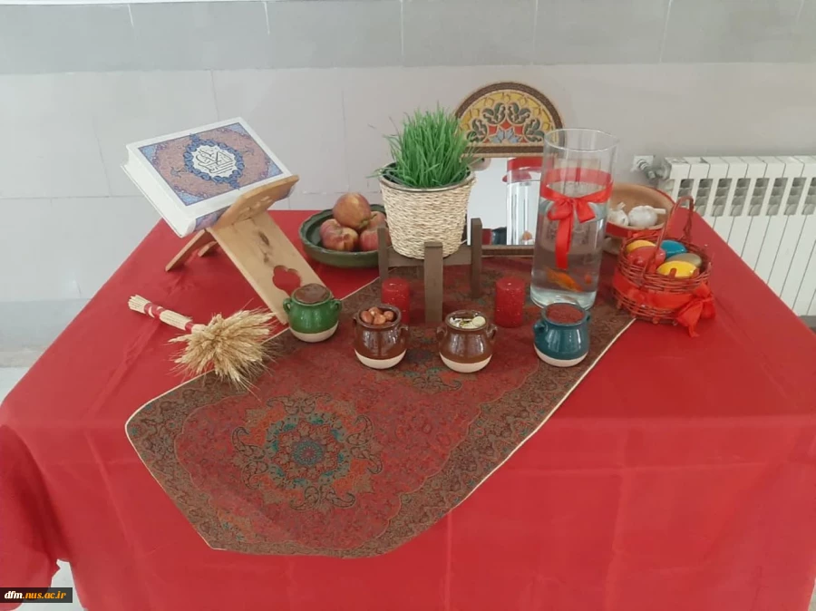 برپایی سفره هفت‌سین در دانشکده ملی مهارت محمودآباد به مناسبت فرا رسیدن عید نوروز 2