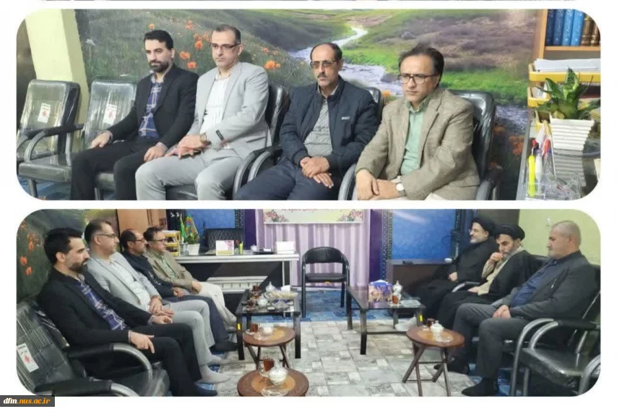 دیدار ریاست دانشکده با امام جمعه شهرستان محمودآباد 2