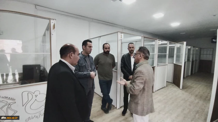 نشست دکتر احمدی ریاست با کاپیتان حائری مدیر عامل موسسه راهبردانش دریا در دانشکده ملی مهارت محمودآباد 3