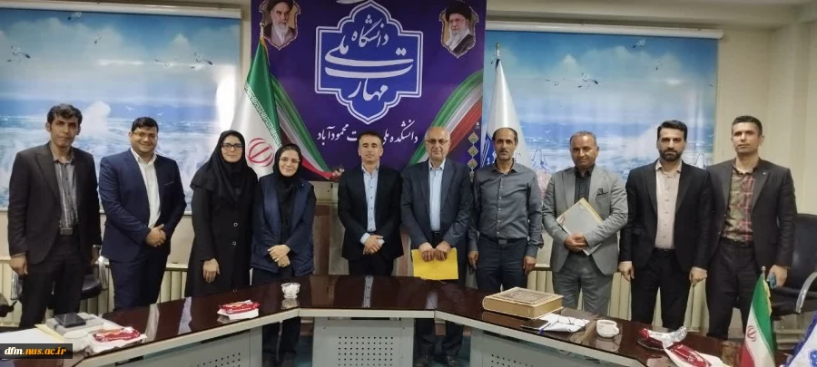 جلسه مدیران گروه‌های آموزشی  در دانشکده ملی مهارت محمودآباد برگزار شد  13