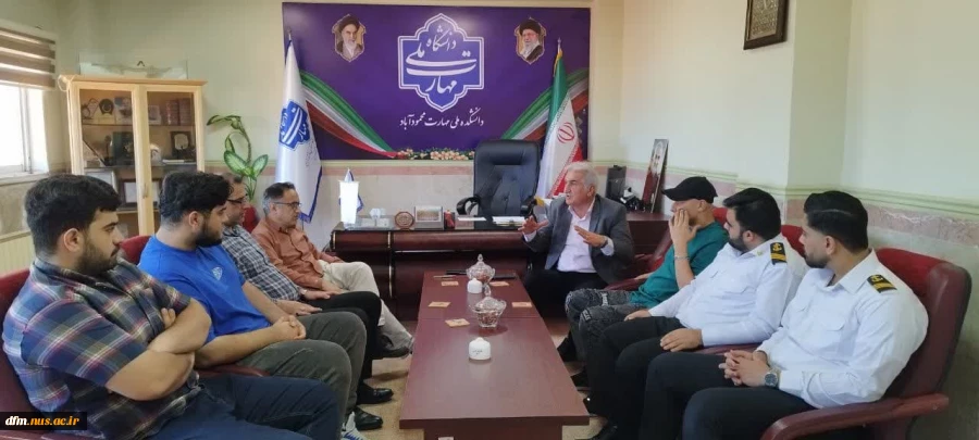دیدار منتخب دانشجویان خوابگاه با ریاست مرکز 2