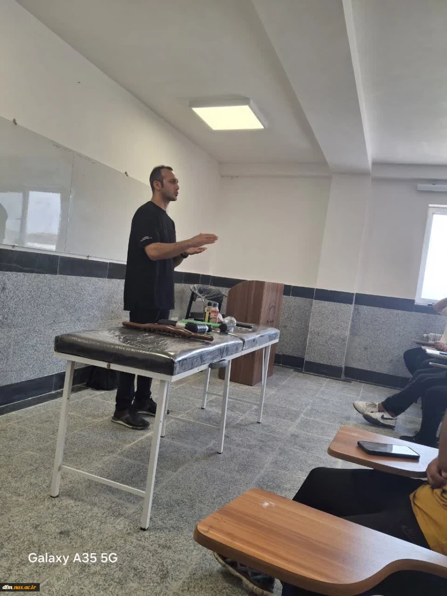 کارگاه آموزش ماساژ در دانشکده ملی مهارت محمودآباد برگزار شد 2
