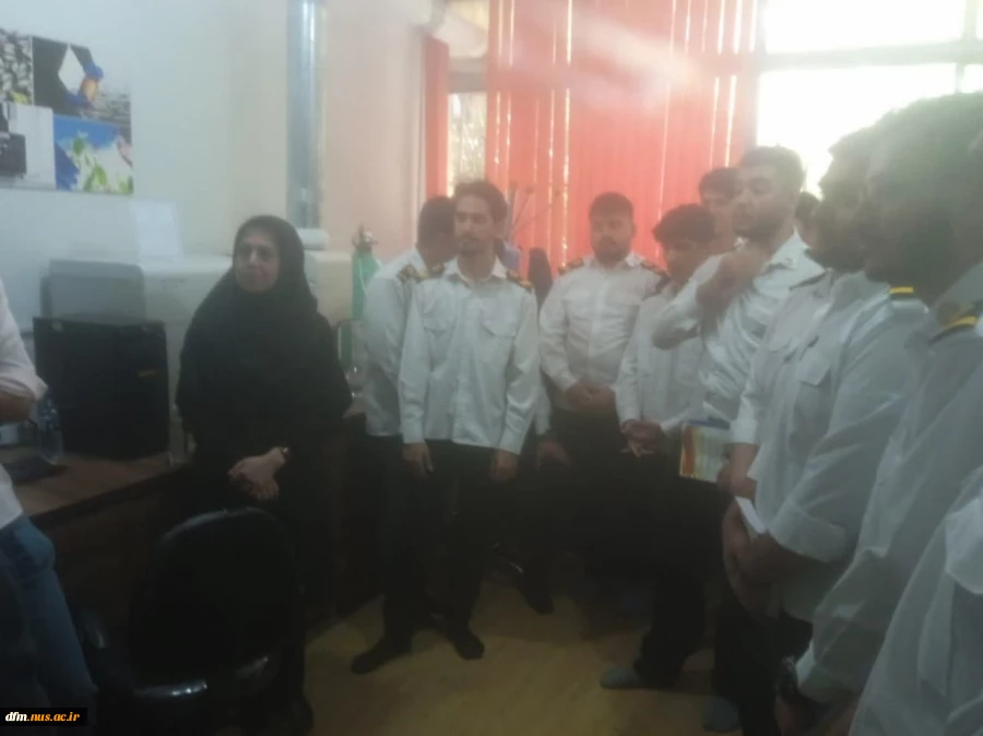 بازدید دانشجویان رشته مهندسی مکانیک موتورهای دریایی دانشکده از دانشگاه کشاورزی ساری 2