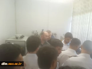بازدید دانشجویان رشته مهندسی مکانیک موتورهای دریایی دانشکده از دانشگاه کشاورزی ساری 3