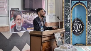 مراسم اولین سالگرد شهادت رئیس جمهور شهید آیت الله رئیسی و هیات همراه در دانشکده برگزار شد 2