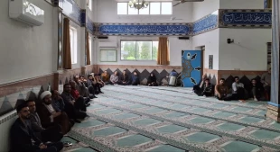 مراسم اولین سالگرد شهادت رئیس جمهور شهید آیت الله رئیسی و هیات همراه در دانشکده برگزار شد 3