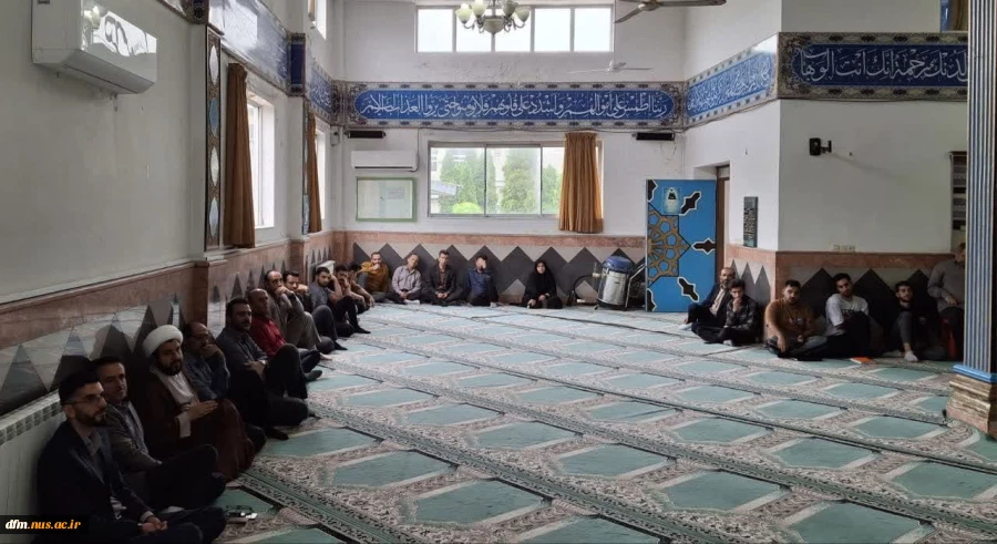 مراسم اولین سالگرد شهادت رئیس جمهور شهید آیت الله رئیسی و هیات همراه در دانشکده برگزار شد 3