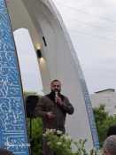 مراسم اولین سالگرد شهادت شهید جمهور آیت الله سید ابراهیم رئیسی و شهدای خدمت با همکاری کمیته خادم‌الشهدا  و دانشکده در کنار مزار شهید خوشنام در دانشکده شد 2