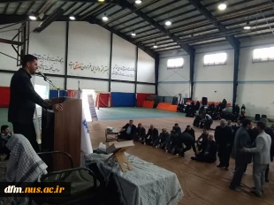 مراسم افتتاح المان مزار شهید خوشنام در دانشکده ملی مهارت محمودآباد برگزار شد 2