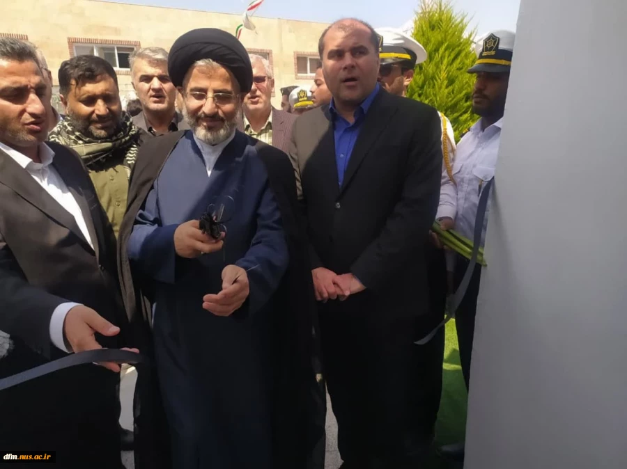 مراسم افتتاح المان مزار شهید خوشنام در دانشکده ملی مهارت محمودآباد برگزار شد 5