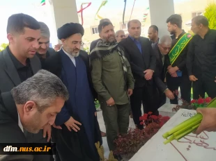 مراسم افتتاح المان مزار شهید خوشنام در دانشکده ملی مهارت محمودآباد برگزار شد 8