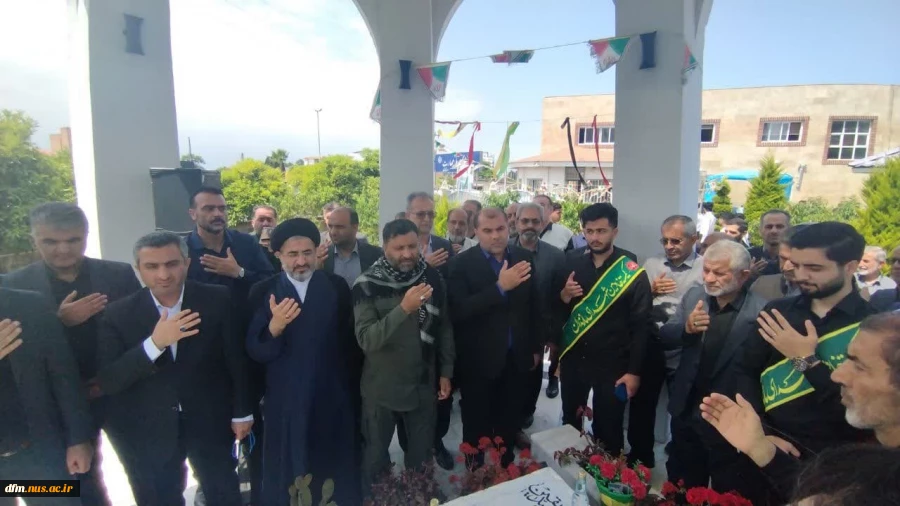 مراسم افتتاح المان مزار شهید خوشنام در دانشکده ملی مهارت محمودآباد برگزار شد 11