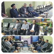دکتر حیدری تبار ریاست دانشکده با امام جمعه شهرستان محمودآباد دیدار کرد 2
