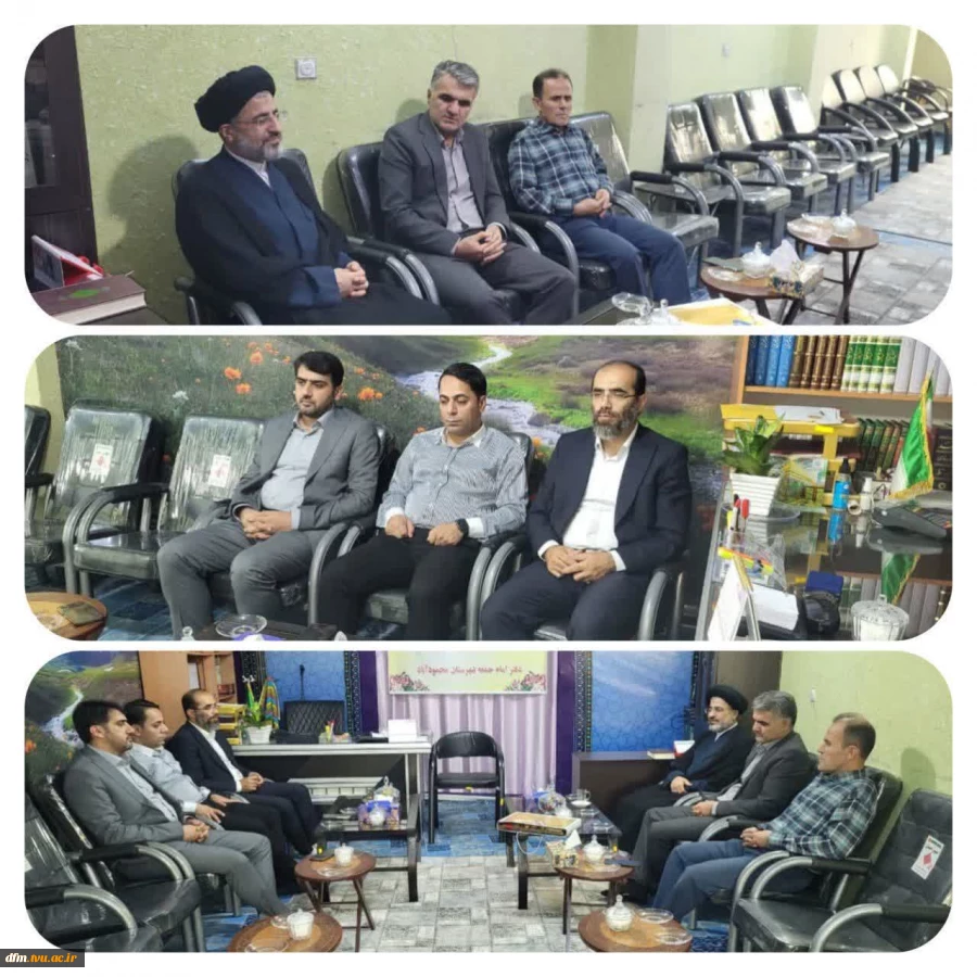 دکتر حیدری تبار ریاست دانشکده با امام جمعه شهرستان محمودآباد دیدار کرد 2