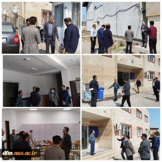 بازدید ریاست از ساختمان شهید سلیمانی