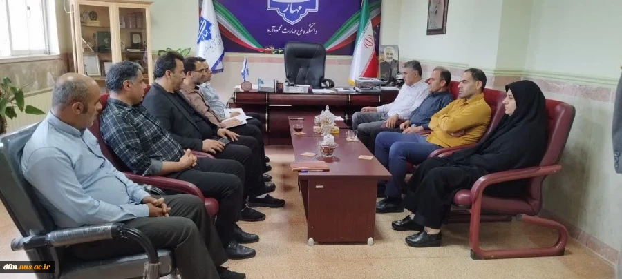 جلسه ریاست با همکاران حوزه اداری و مالی برگزار شد 3