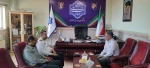 دیدار رئیس پلیسِ  راهور محمودآباد با سرپرست دانشکده 2