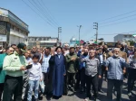 حضور ریاست و جمعی از کارکنان دانشکده در نماز جمعه و راهپیمایی  8