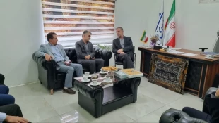 دکتر حیدری تبار با دکتر فیاضی نماینده مردم شریف محمودآباد و نور دیدار کرد 4