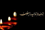 تسلیت به همکاران گرامی جناب آقای حاج علی اصغر، کمیل و رضا بابایی 2
