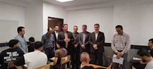 بازدید معاونت آموزشی دانشگاه ملی مهارت کشور از محل برگزاری  امتحانات در دانشکده ملی مهارت محمودآباد 2