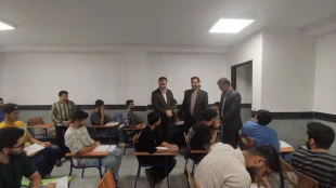 بازدید معاونت آموزشی دانشگاه ملی مهارت کشور از محل برگزاری  امتحانات در دانشکده ملی مهارت محمودآباد 3