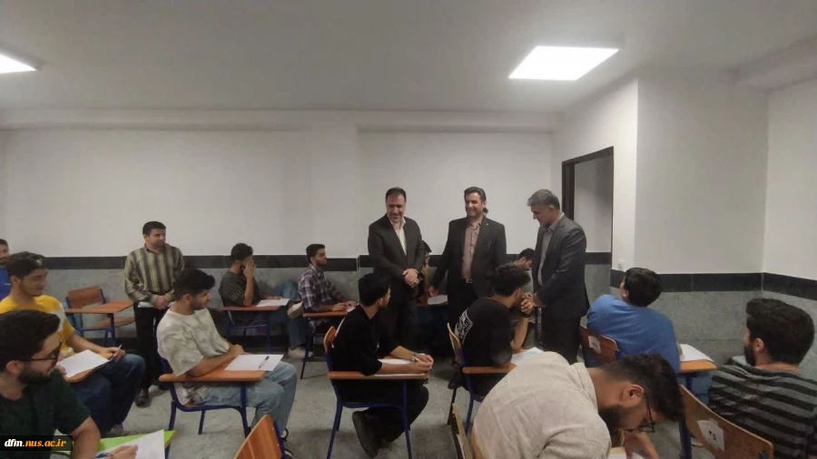 بازدید معاونت آموزشی دانشگاه ملی مهارت کشور از محل برگزاری  امتحانات در دانشکده ملی مهارت محمودآباد 3