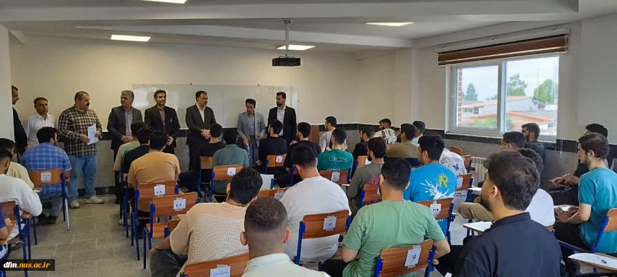 بازدید معاونت آموزشی دانشگاه ملی مهارت کشور از محل برگزاری  امتحانات در دانشکده ملی مهارت محمودآباد 4