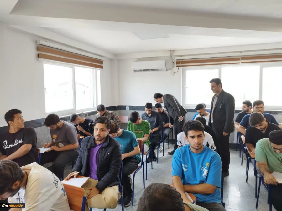 بازدید معاونت آموزشی دانشگاه ملی مهارت کشور از محل برگزاری  امتحانات در دانشکده ملی مهارت محمودآباد 5