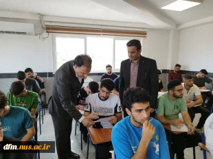 بازدید معاونت آموزشی دانشگاه ملی مهارت کشور از محل برگزاری  امتحانات در دانشکده ملی مهارت محمودآباد 7