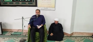 مراسم عزاداری سرور و سالار شهیدان حضرت ابا عبدالله الحسین علیه السلام و یاران باوفایش در دانشکده برگزار شد 2