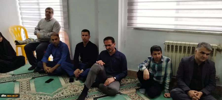 مراسم عزاداری سرور و سالار شهیدان حضرت ابا عبدالله الحسین علیه السلام و یاران باوفایش در دانشکده برگزار شد 5