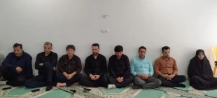 مراسم عزاداری سرور و سالار شهیدان حضرت ابا عبدالله الحسین علیه السلام و یاران باوفایش در دانشکده برگزار شد 8