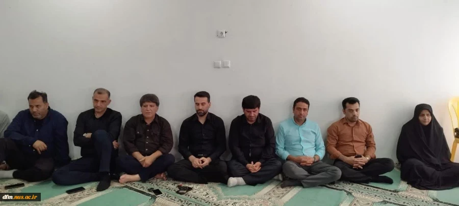 مراسم عزاداری سرور و سالار شهیدان حضرت ابا عبدالله الحسین علیه السلام و یاران باوفایش در دانشکده برگزار شد 8