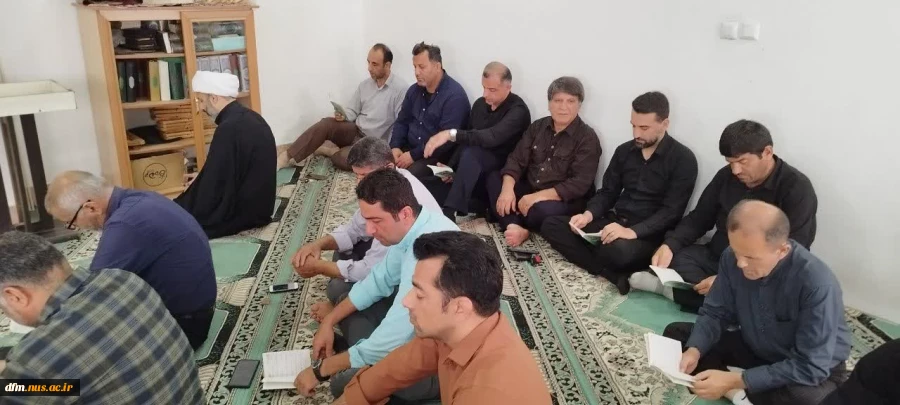 مراسم عزاداری سرور و سالار شهیدان حضرت ابا عبدالله الحسین علیه السلام و یاران باوفایش در دانشکده برگزار شد 11