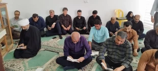 مراسم عزاداری سرور و سالار شهیدان حضرت ابا عبدالله الحسین علیه السلام و یاران باوفایش در دانشکده برگزار شد 14