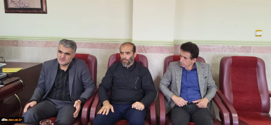 امام جمعه شهرستان با ریاست دانشکده دیدار کردند 5
