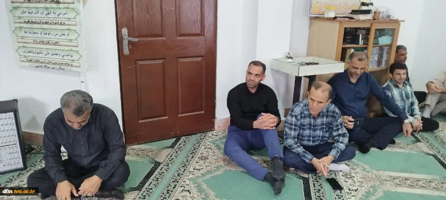 مراسم عزاداری سید و سالار شهیدان امام حسین (ع) در دانشکده برگزار شد  2