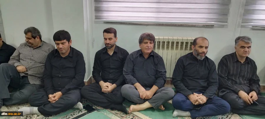 مراسم عزاداری سید و سالار شهیدان امام حسین (ع) در دانشکده برگزار شد  5