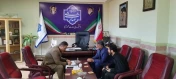 دیدار رئیس اداره هماهنگی امور استان با ریاست دانشکده