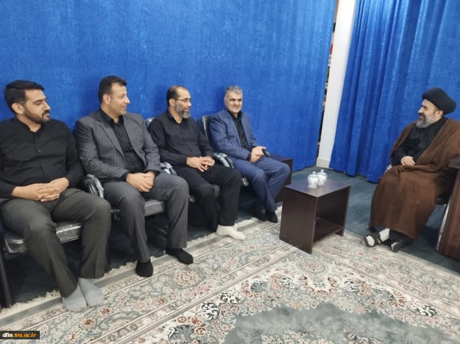 دیدار ریاست دانشکده با امام جمعه چمستان 2