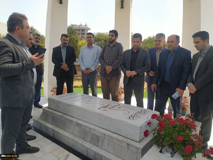 تجدید میثاق روسای دانشکده های ۱۲ گانه ملی مهارت استان مازندران با حضور در بارگاه مقدس شهید خوشنام دانشکده ملی مهارت محمود آباد 2