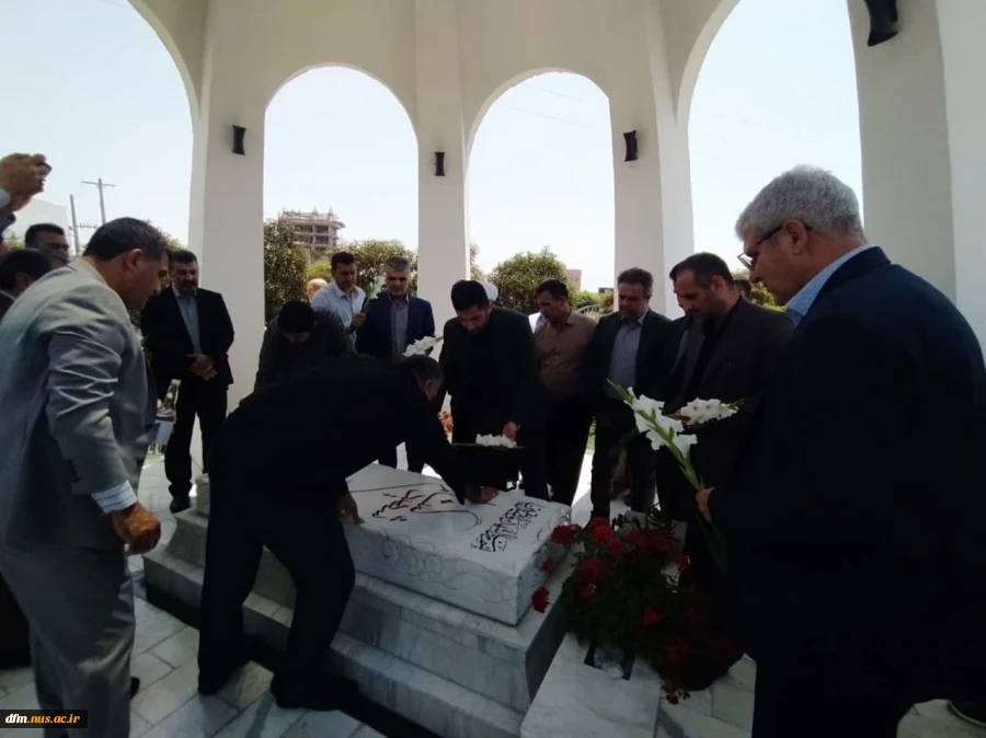 تجدید میثاق روسای دانشکده های ۱۲ گانه ملی مهارت استان مازندران با حضور در بارگاه مقدس شهید خوشنام دانشکده ملی مهارت محمود آباد 3
