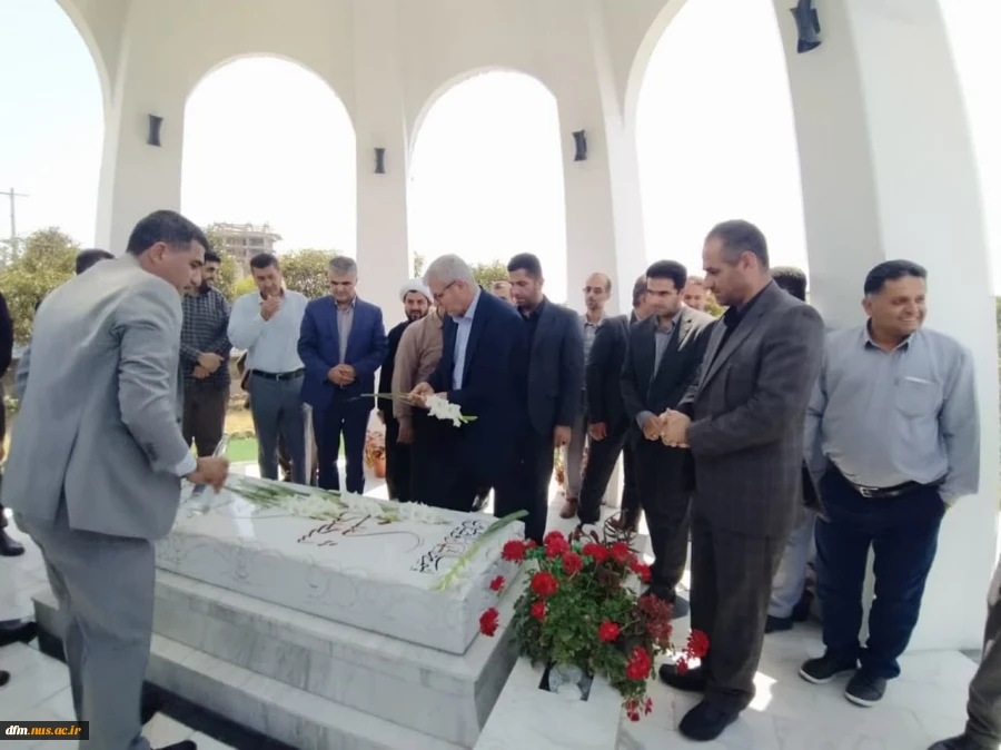 تجدید میثاق روسای دانشکده های ۱۲ گانه ملی مهارت استان مازندران با حضور در بارگاه مقدس شهید خوشنام دانشکده ملی مهارت محمود آباد 4