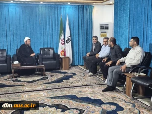 دیدار ریاست دانشکده با امام جمعه سرخ رود 6